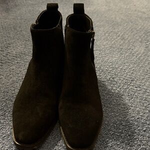 Black Suede Ankle Boots